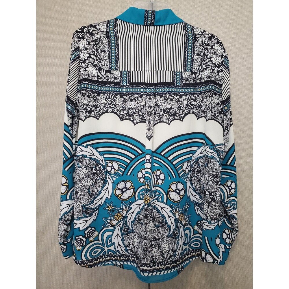 Express Portofino Original Fit Roll-Tab Sleeve Button-Up Shirt Size Large - Picture 5 of 6